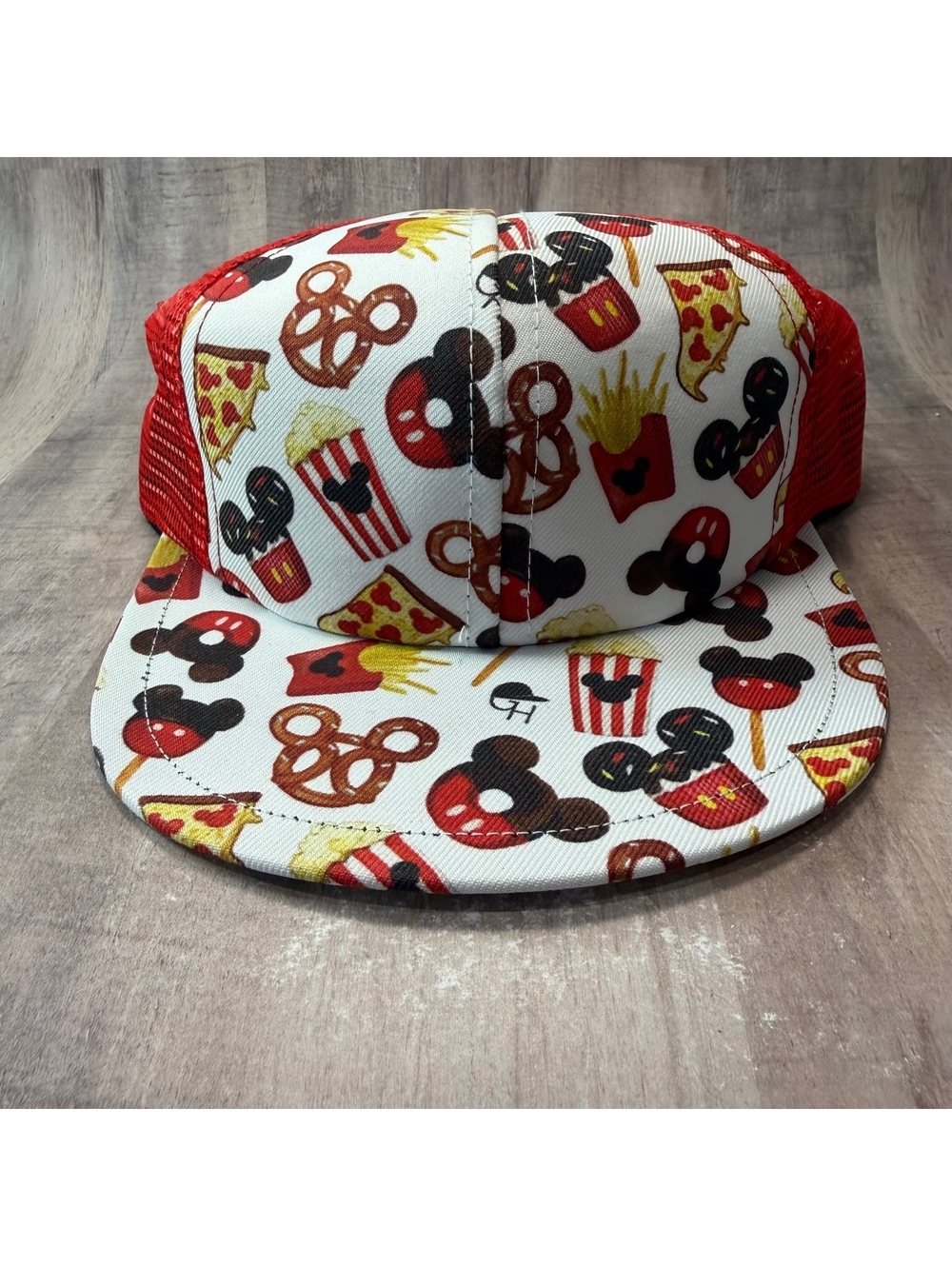 George Hats Trucker Mickey Mouse Popcorn Pizza Pretzel Child Size Hat USA